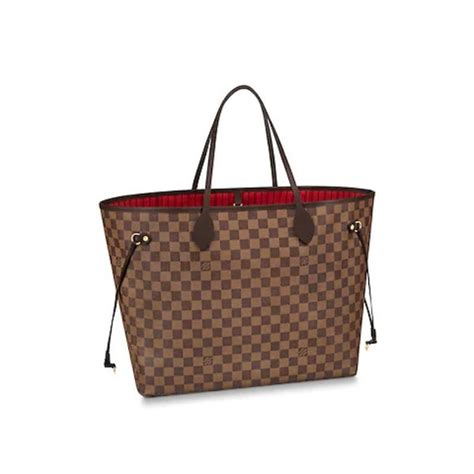 louis vuitton tasche neverfull mm cherry